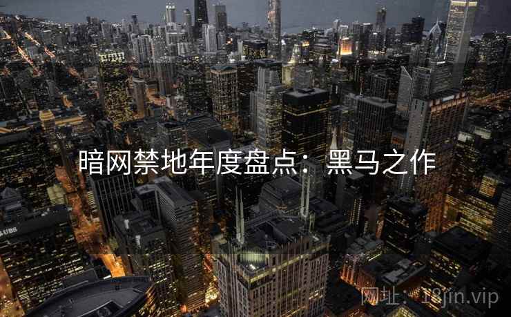暗网禁地年度盘点：黑马之作